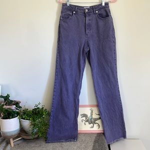 Wide Leg Lavender Zara Jeans, Sz 8.